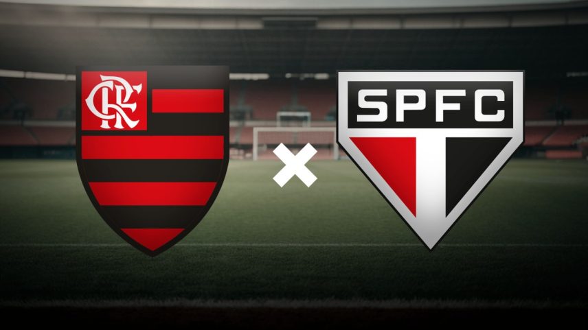 Flamengo x São Paulo (Foto: Editoria de Arte)