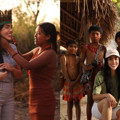 Candidata ao Miss Brasil participa de imersão com povos indígenas no Maranhão