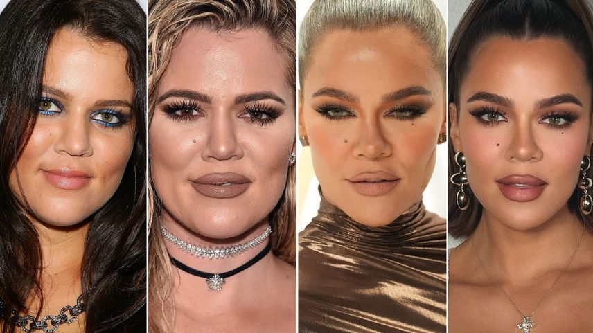 Khloé Kardashian em 2007, em 2016, em 2022 e em 2025 (Foto: Getty Images e Reprodução/Instagram)