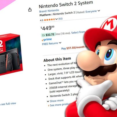 Nintendo Switch 2 chega ao Amazon, mas com uma condição especial