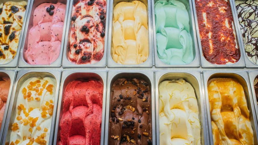 Vitrine sorvetes da L'Albero dei Gelati (Foto: Bruno Geraldi)