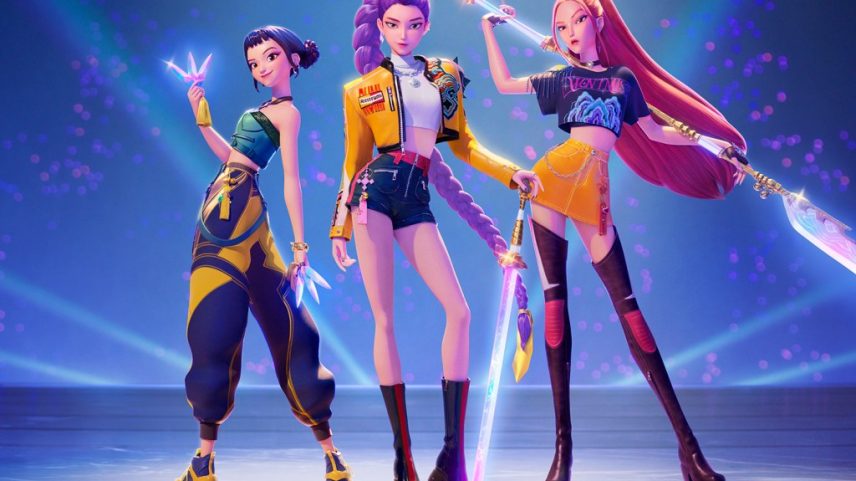 A música "Golden" de HUNTR/X, do sucesso animado "KPop Demon Hunters", conquista a competição na Billboard Global 200 e Global Excl. (Foto: Reprodução)