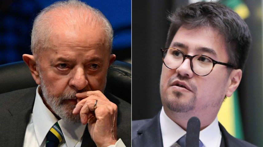 Lula e João Fukunaga — Foto: Fotos de Pablo Porciúncula/AFP e Zeca Ribeiro/Câmara dos Deputados