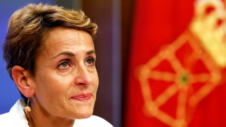 A presidenta de Navarra e secretária geral do PSN-PSOE, María Chivite. (Foto: Jesús Diges - EFE)