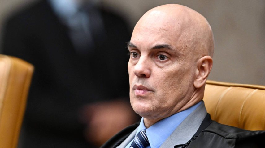 Ministro Alexandre de Moraes participa de julgamento sobre o Marco Civil da Internet no STF. (Foto: EVARISTO SA/AFP)