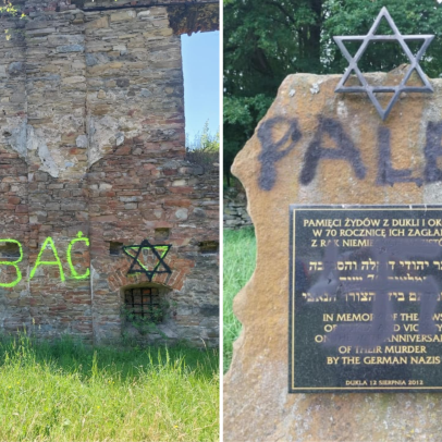 Memorial do Holocausto em cemitério judeu sofre vandalismo na Polônia