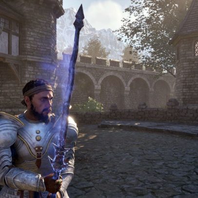 Espada fantasma se destaca como a mais poderosa de Oblivion Remastered