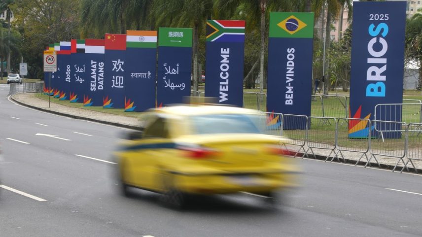 Rio 'decorado' para o Brics (Foto: Fábio Motta / Prefeitura do Rio)