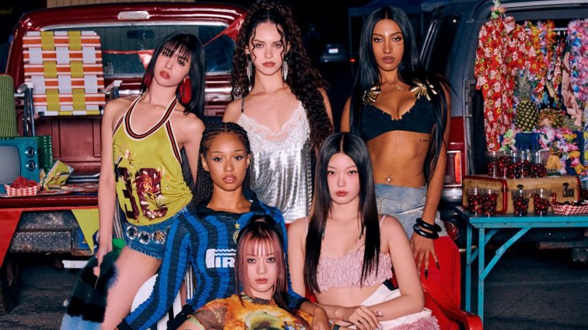 As datas da turnê de 2025 da KATSEYE foram anunciadas. A turnê será a primeira do grupo. (Foto: Reprodução)