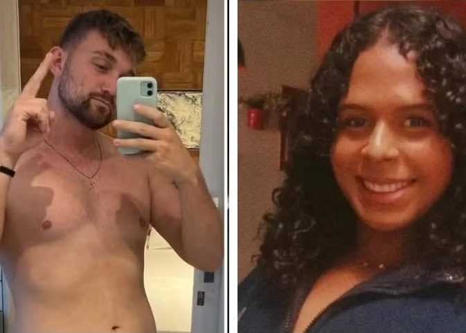Marcos Yuri Amorim foi preso por suspeita de matar a namorada, Carmen de Oliveira Alves (Foto: Reprodução/TV Tem)