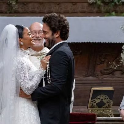 Igreja histórica celebra casamento de Maria de Fátima e Afonso em 'Vale Tudo'