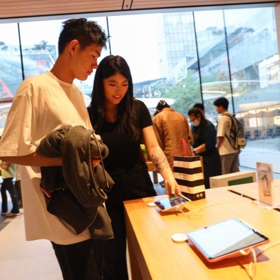 Apple fecha sua primeira loja física na China após queda nas vendas