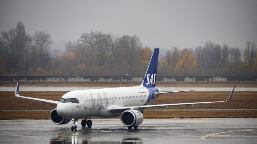 A Scandinavian Airlines: Trata-se da maior encomenda de jatos da SAS diretamente a um fabricante desde 1996. (Foto: SOPA IMAGES/Getty Images)