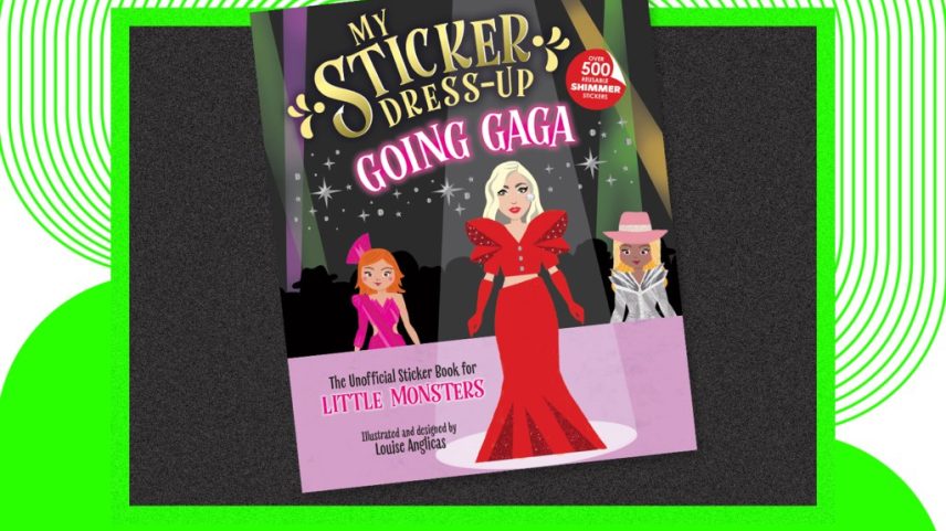 Como comprar um livro de adesivos temático da Lady Gaga para o seu próximo show na Amazon por $13. (Foto: Reprodução)