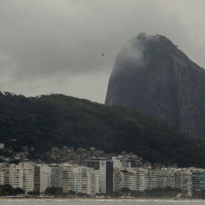 Rio tem céu nublado e temperatura máxima de 26°C nesta segunda-feira