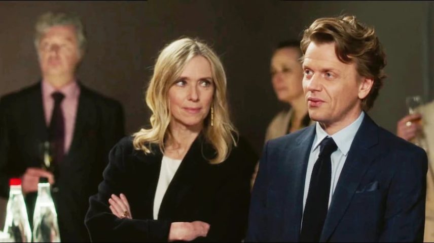 Alex Lutz e Léa Drucker, em 'El cuadro robado'. (Foto: VERCINE)