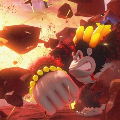 Ambientes destrutíveis de Donkey Kong Bananza garantem diversão sem fim