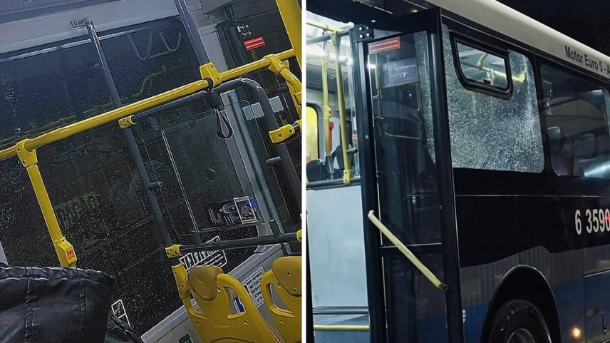 Ônibus depredados na região do Jardim Miriam, Zona Sul de São Paulo (Foto: Instagram/@foconojardimmiriam)