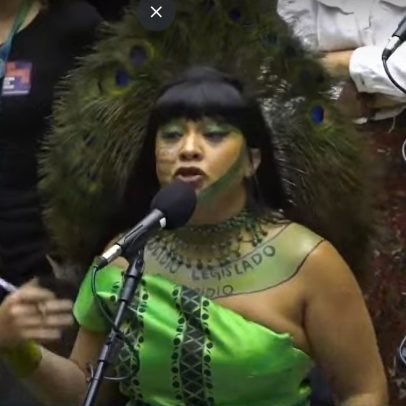 Polícia intervém em discussão acalorada entre Célia Xakriabá e Kim Kataguiri