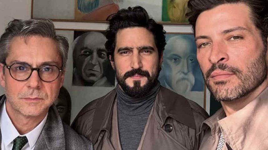 Alexandre Nero, Renato Góes e Leandro Lima (Foto: Instagram)