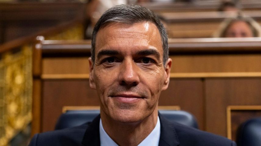 Pedro Sánchez, presidente do Governo, no Congresso dos Deputados. (Foto: GETTY)