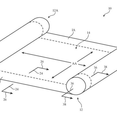 Apple desenvolve nova tecnologia para celular com tela enrolável e dobrável