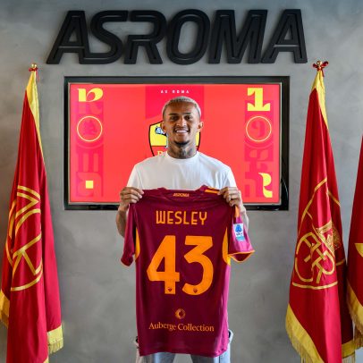Roma contrata Wesley, ex-jogador do Flamengo, para reforçar o elenco