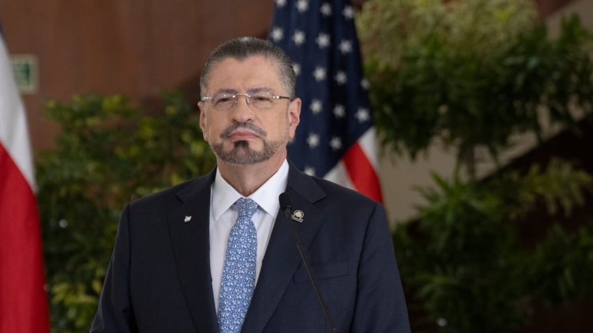 Presidente da Costa Rica, Rodrigo Chaves Robles, em 25 de junho de 2025, em San José, Costa Rica. (Foto: Manuel Batalla/Getty Images)
