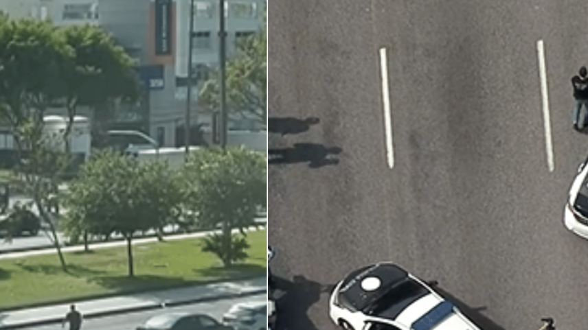 Atentado aconteceu na Barra da Tijuca (Foto: Reprodução)