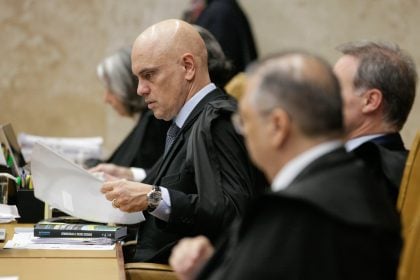 Alexandre de Moraes em sessão do STF. (Foto: Victor Piemonte/STF)