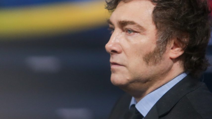 Javier Milei, presidente da Argentina (Foto: Pedro Kirilos/Estadão)