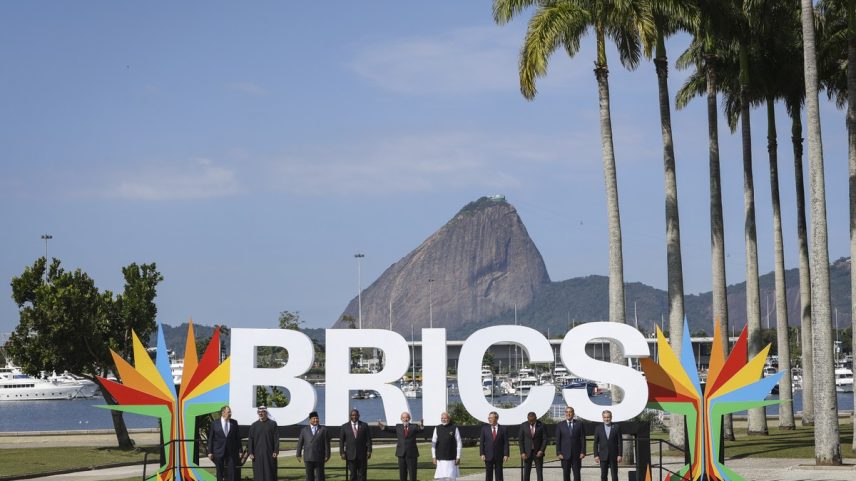 Cúpula do Brics, no Rio de Janeiro (Foto: RENAN AREIAS/Agencia Enquadrar/Agencia O Globo)