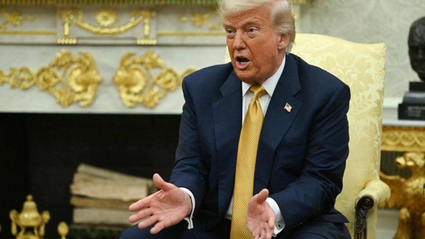 Donald Trump, presidente dos Estados Unidos — Foto: ANDREW CABALLERO-REYNOLDS / AFP/ 16/07/2025