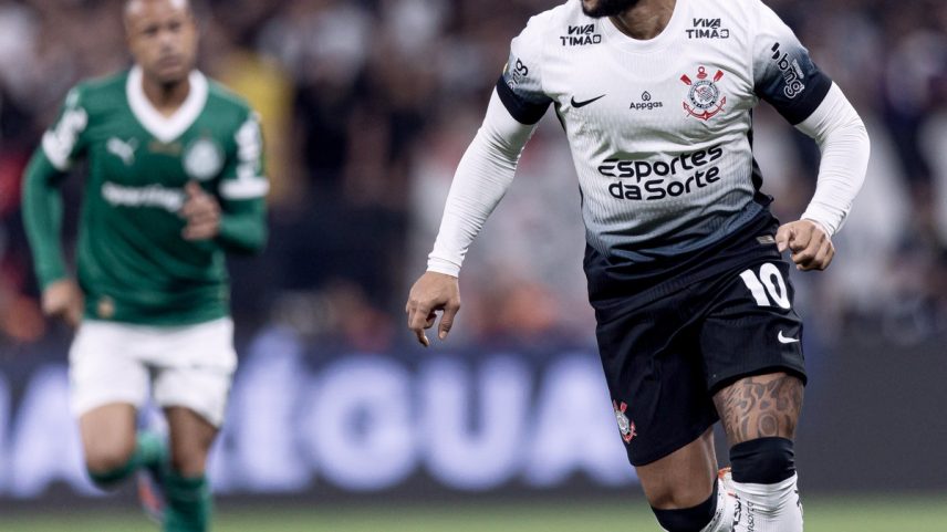 Memphis Depay durante Corinthians x Palmeiras (Foto: Rodrigo Coca/ Agência Corinthians)