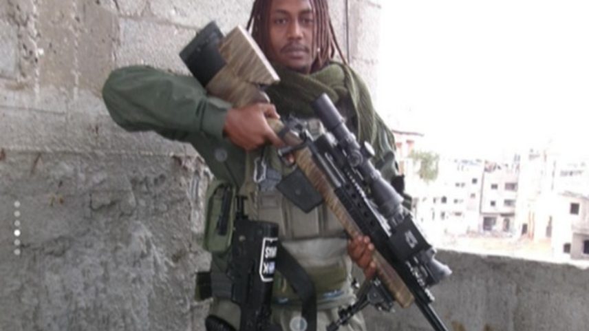 Dani Adonya Adega em Gaza (Foto: Reprodução)
