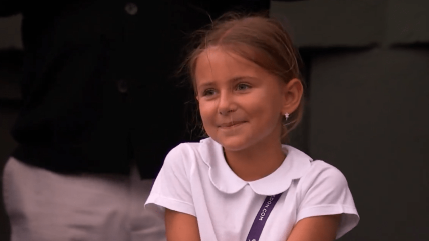 Tara, filha de Novak Djokovic (Foto: Reprodução)