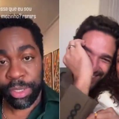 Lázaro Ramos faz piada sobre comparação com Humberto Carrão e cabeça grande
