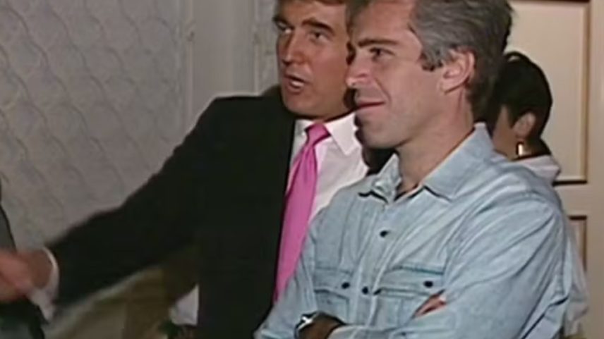 Donald Trump esteve em festas com Jeffrey Epstein (Foto: Reprodução de cena/Netflix)