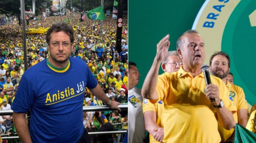 Senador Rogério Marinho (PL-RN) e o ex-assessor do ex-presidente Bolsonaro, Fabio Wajngarten, criticam projeto do PT (Foto: Reprodução/Instagram)
