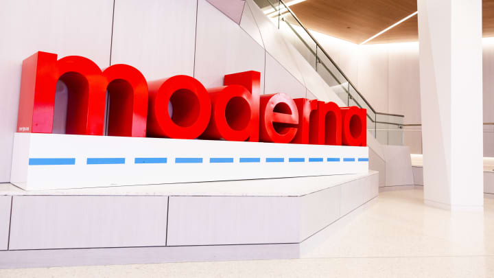 A sede da Moderna Inc. em Cambridge, Massachusetts, em 26 de março de 2024. (Foto: Adam Glanzman | Bloomberg | Getty Images)