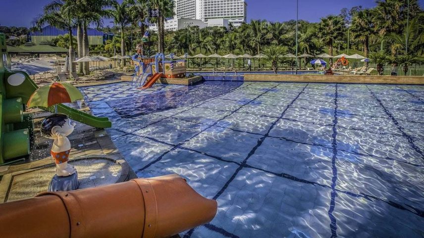 Bourbon Atibaia Resort, com complexo aquático (Foto: Divulgação)
