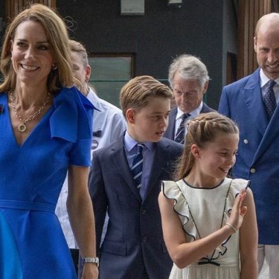 Príncipe William e família prestigiam evento no All England Club
