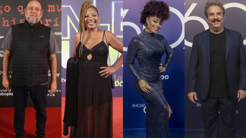 Otavio Muller, Rejane Faria, Juliana Alves e Augusto Madeira — Foto: TV Globo