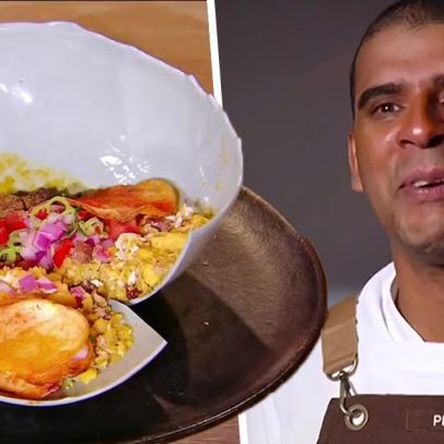 Tigela quebrada emociona internautas durante competição de chef renomado