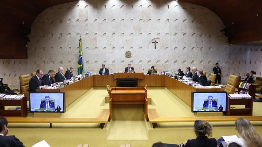 Plenário do STF durante sessão de julgamento (Foto: Gustavo Moreno/STF/26-02-2025)