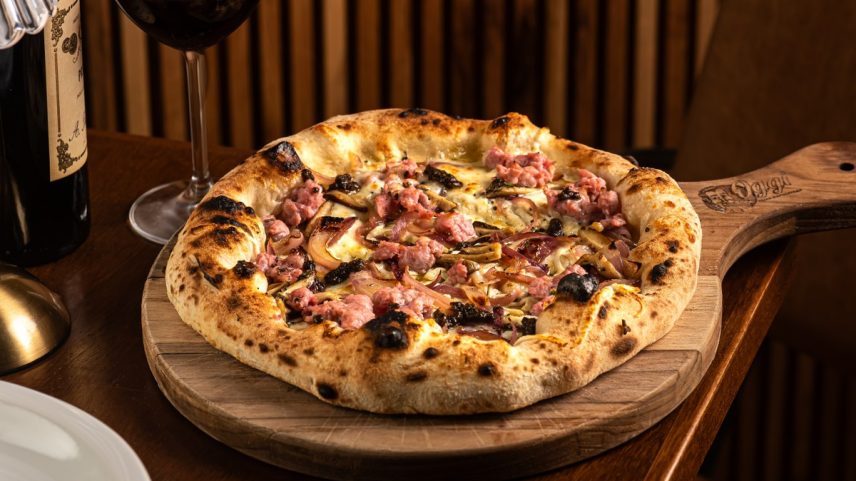 Hoje: a pizza campagnola — (Foto: Divulgação / Foto de Tomas Velez)