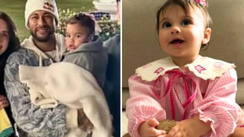 Neymar, Bruna Biancardi e Mavie marcam presença na festa de Helena, filha do jogador com Amanda Kimberlly (Foto: Reprodução/Instagram)