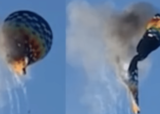 Acidente com balão em Praia Grande (SC) deixou 8 mortos e cinco feridos; 13 sobreviveram (Foto: Reprodução)