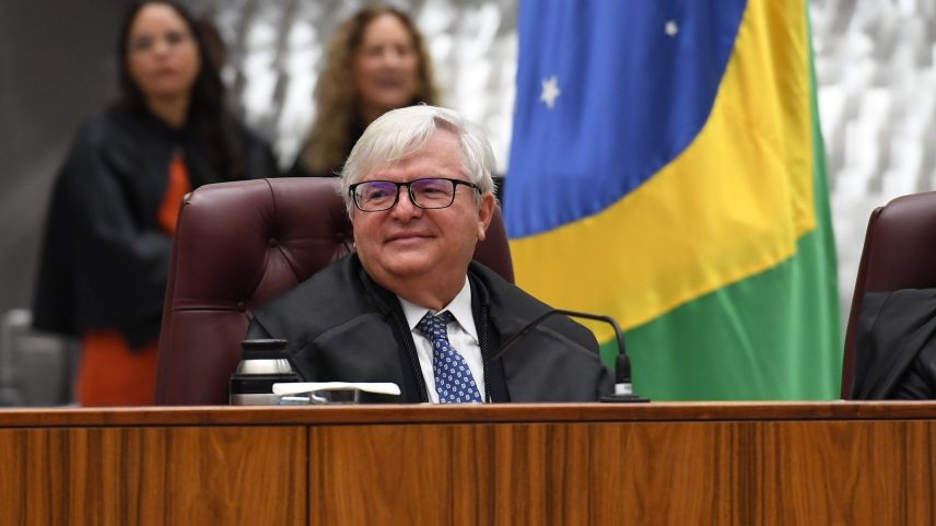 Presidente do STJ, Herman Benjamin descreve o Brasil como 'vibrante democracia' (Foto: Gustavo Lima/STJ)