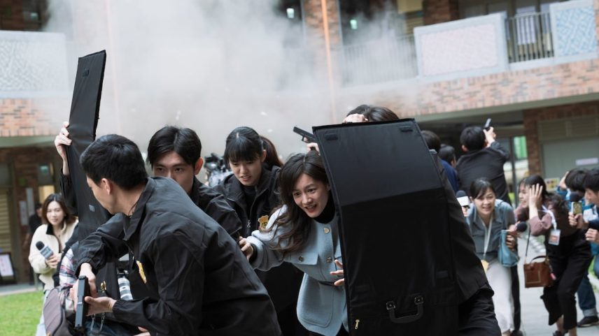 A presidenta taiwanesa sofre um atentado na série 'Zero Day Attack' em uma imagem cedida pela produtora. (Foto: LHC)